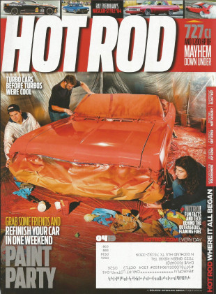 HOT ROD 2013 APR - LENO, EARLY TURBO RACERS, NASCAR BELVEDERE, PAINT-HER